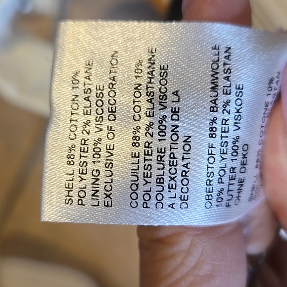 Maeve by Anthropologie Creamy White Stylish Top with Black Ribbon Accent Belt - Picture 12 of 14